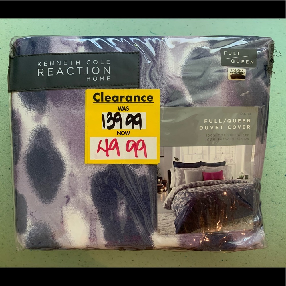 Purple Kenneth Cole Duvet Cover